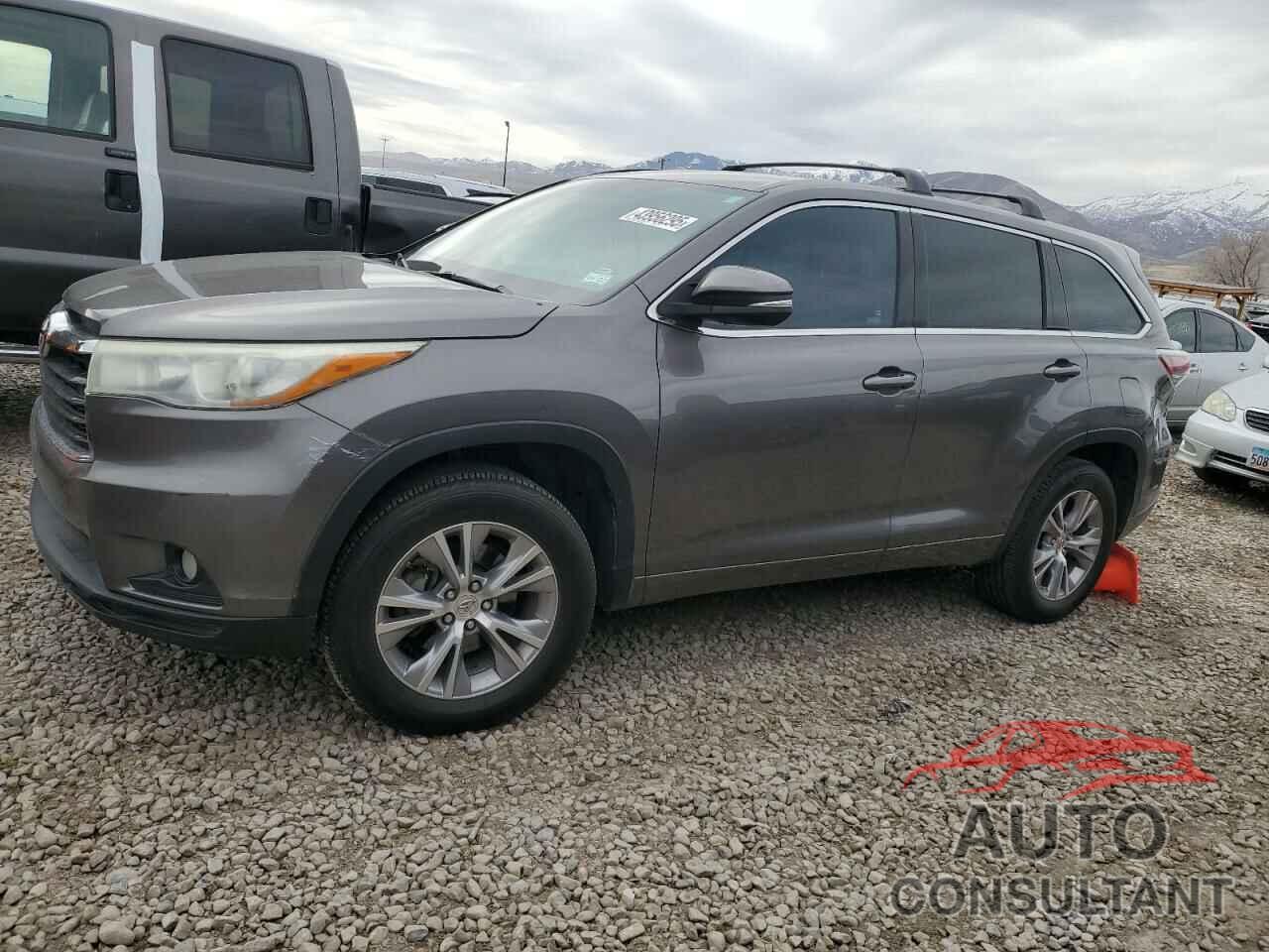TOYOTA HIGHLANDER 2015 - 5TDZKRFH3FS047774