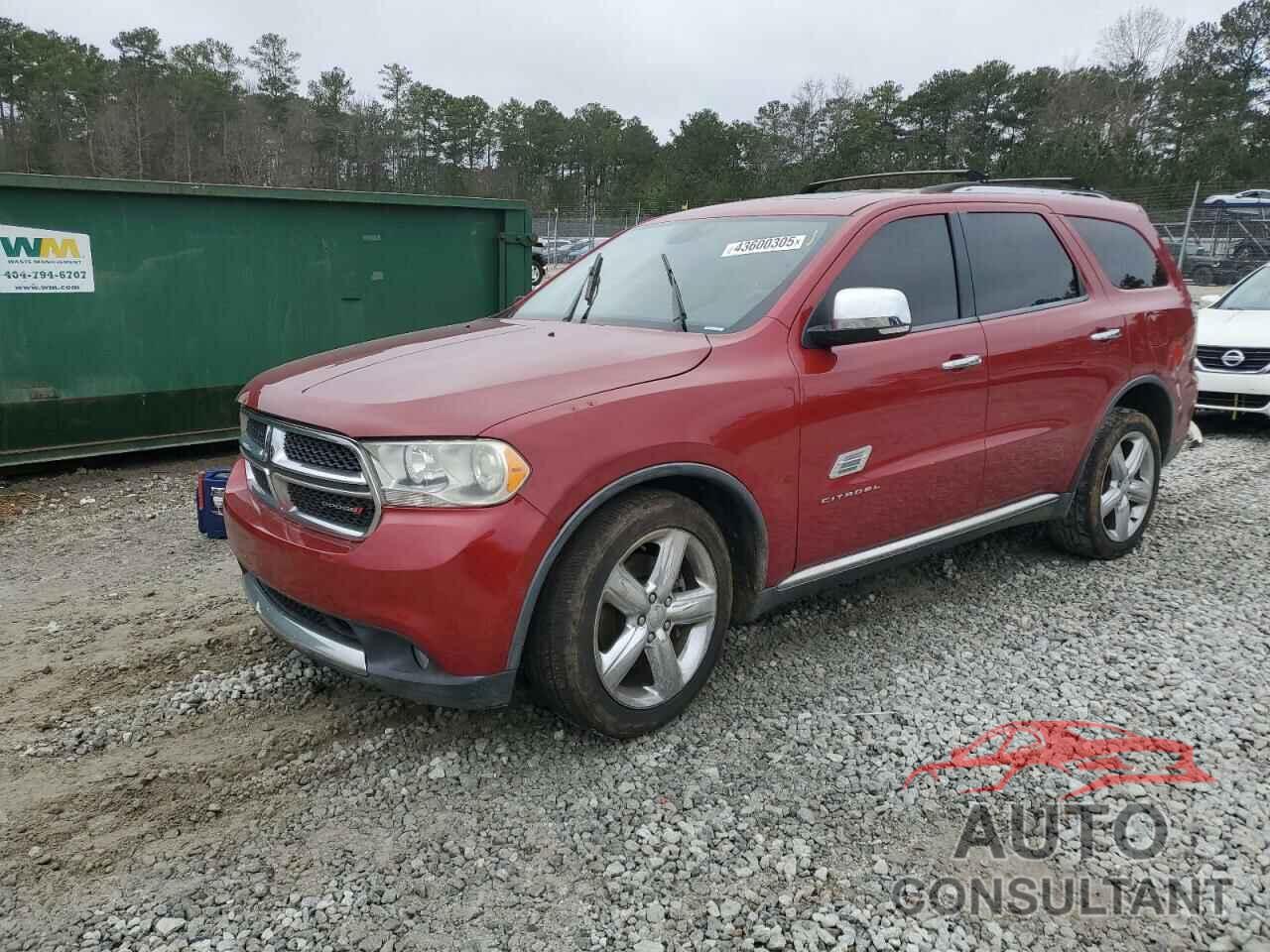 DODGE DURANGO 2011 - 1D4SD5GTXBC663915