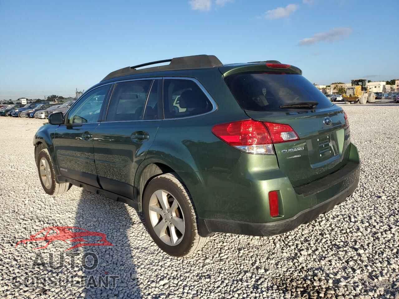 SUBARU OUTBACK 2013 - 4S4BRBCC3D3210124