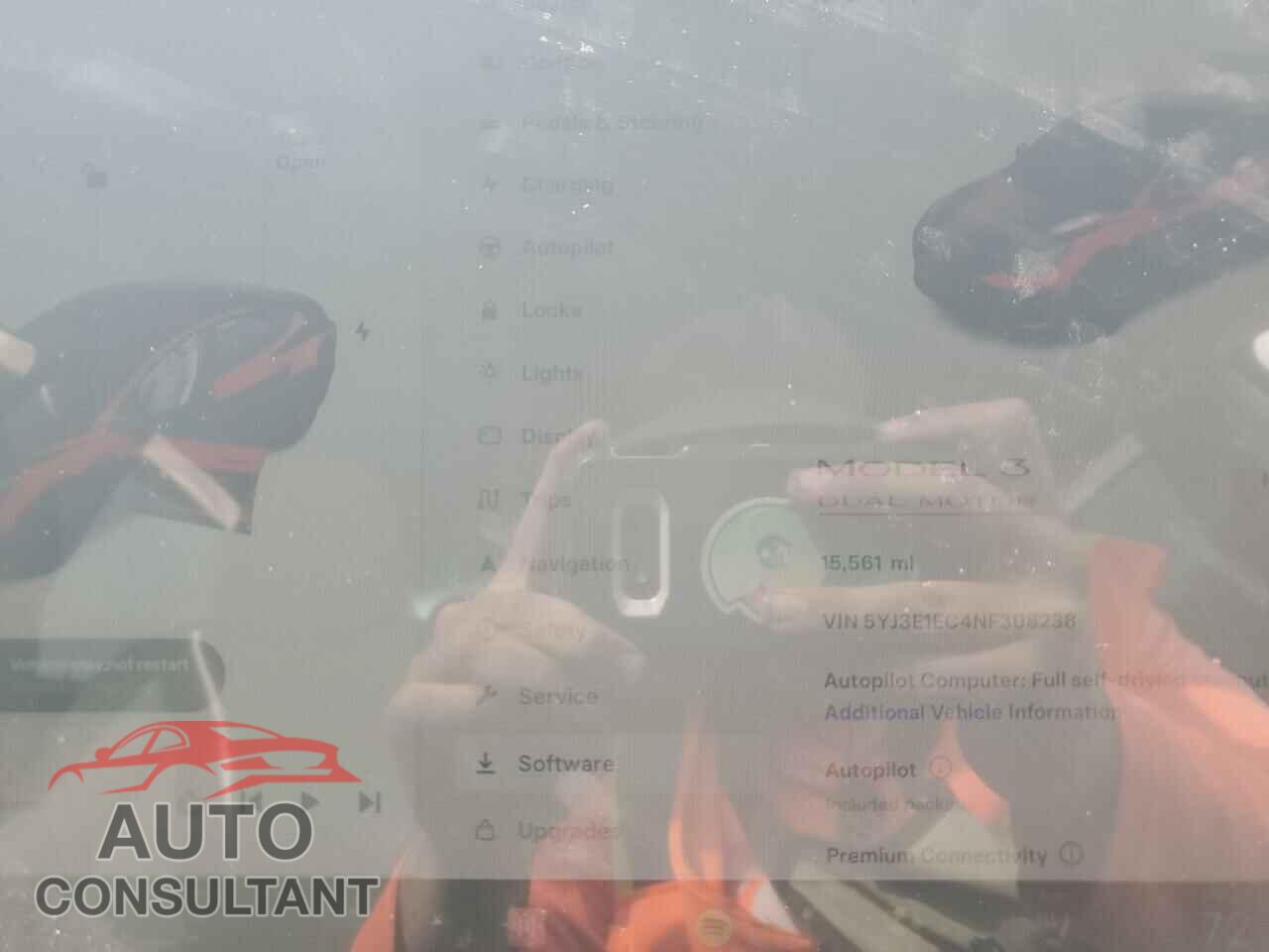 TESLA MODEL 3 2022 - 5YJ3E1EC4NF308238