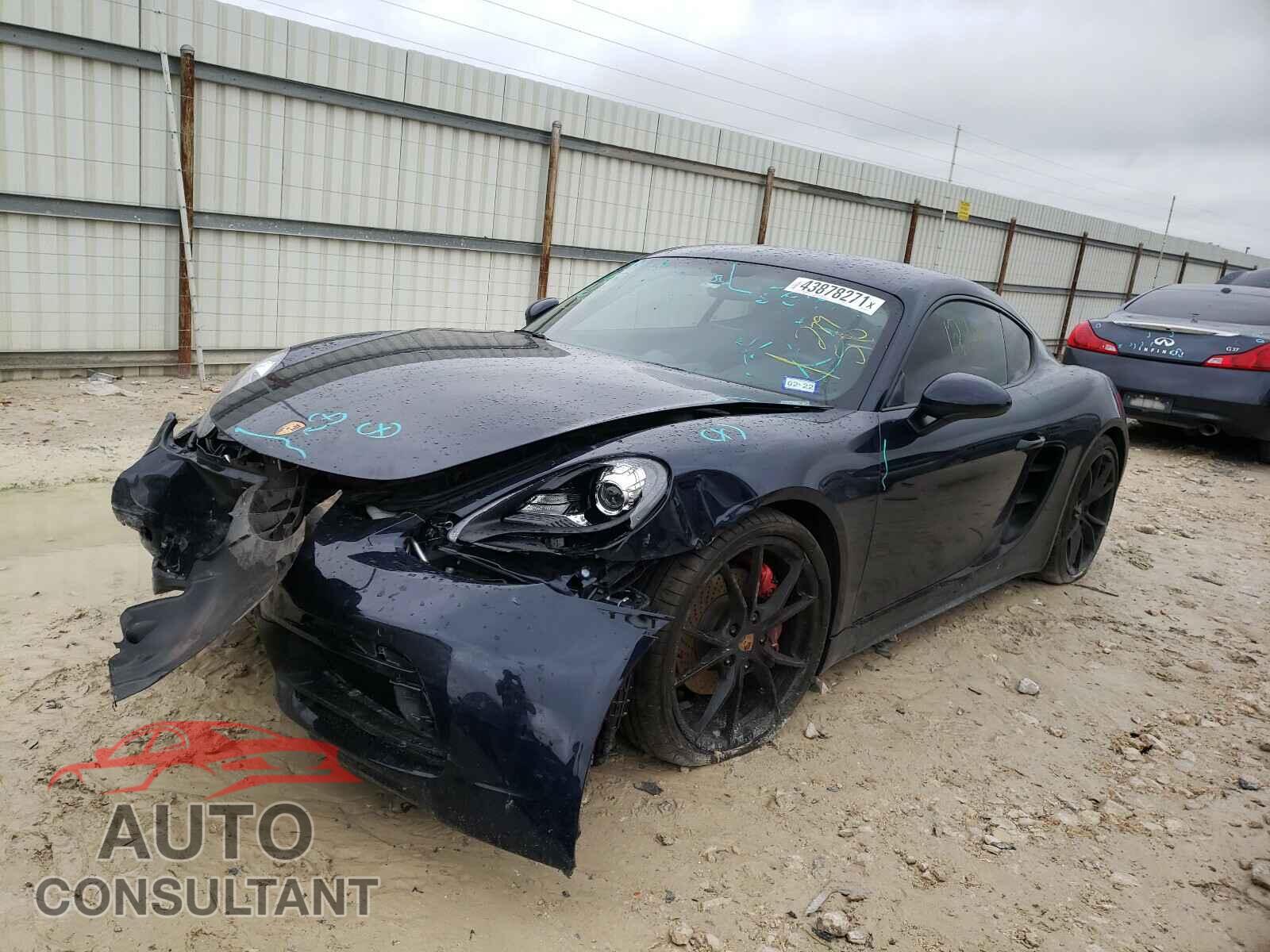 PORSCHE CAYMAN 2018 - WP0AB2A86JK279510
