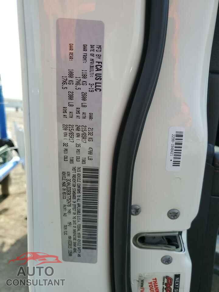 JEEP COMPASS 2019 - 3C4NJDDB3KT752478