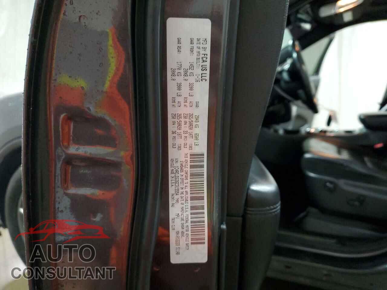 DODGE DURANGO 2016 - 1C4RDJDG3GC315554