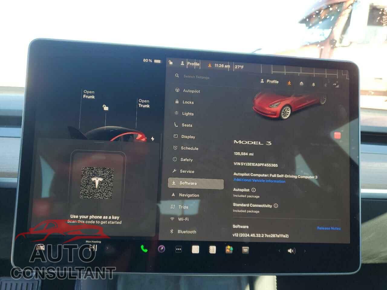 TESLA MODEL 3 2023 - 5YJ3E1EA9PF455365
