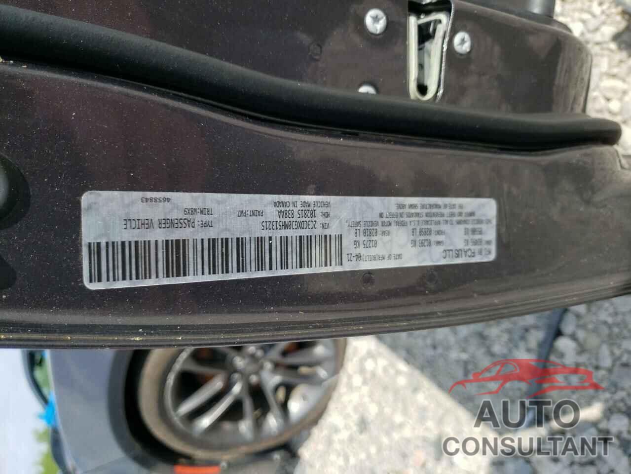 DODGE CHARGER 2021 - 2C3CDXGJ9MH511320