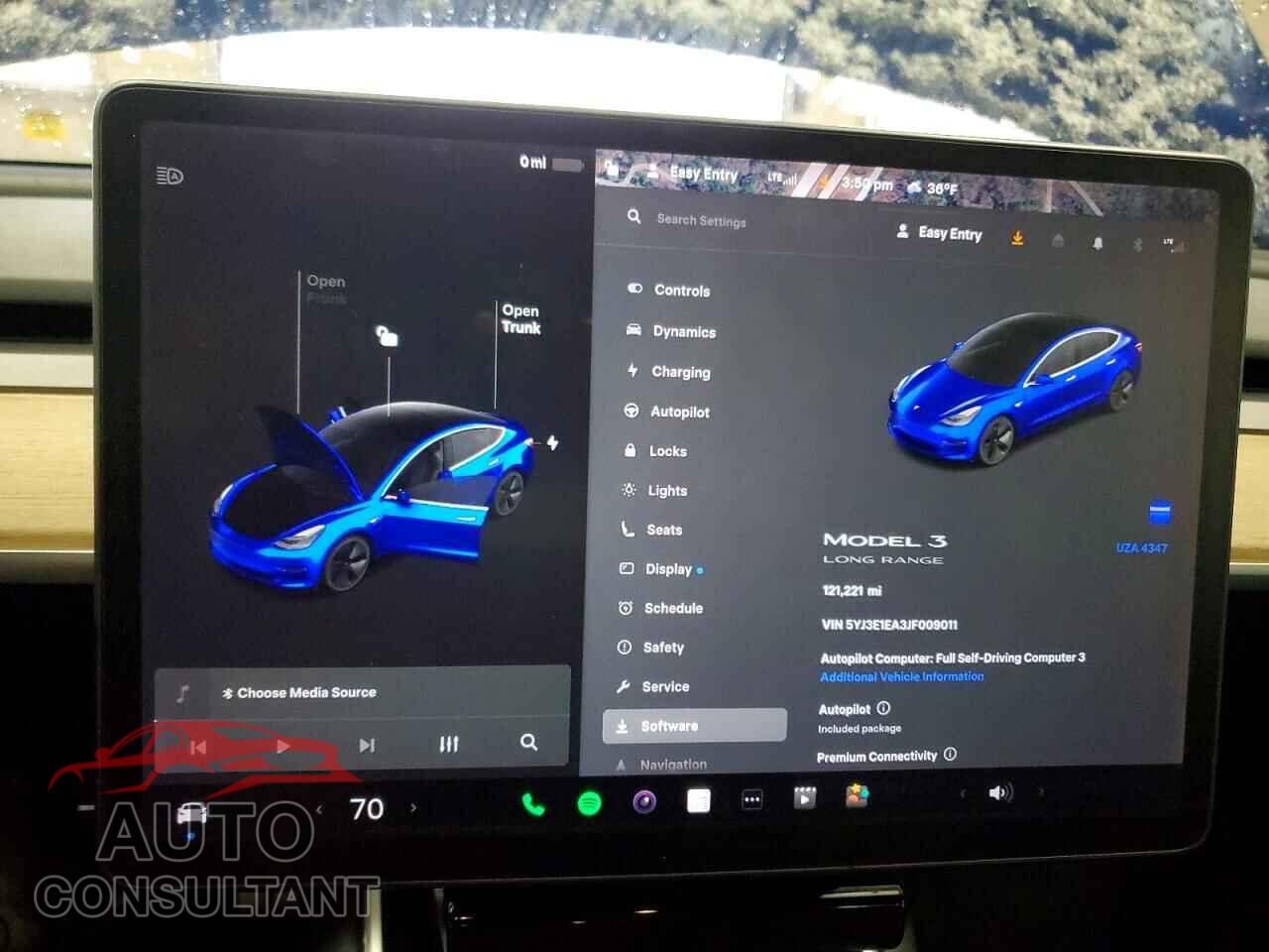 TESLA MODEL 3 2018 - 5YJ3E1EA3JF009011
