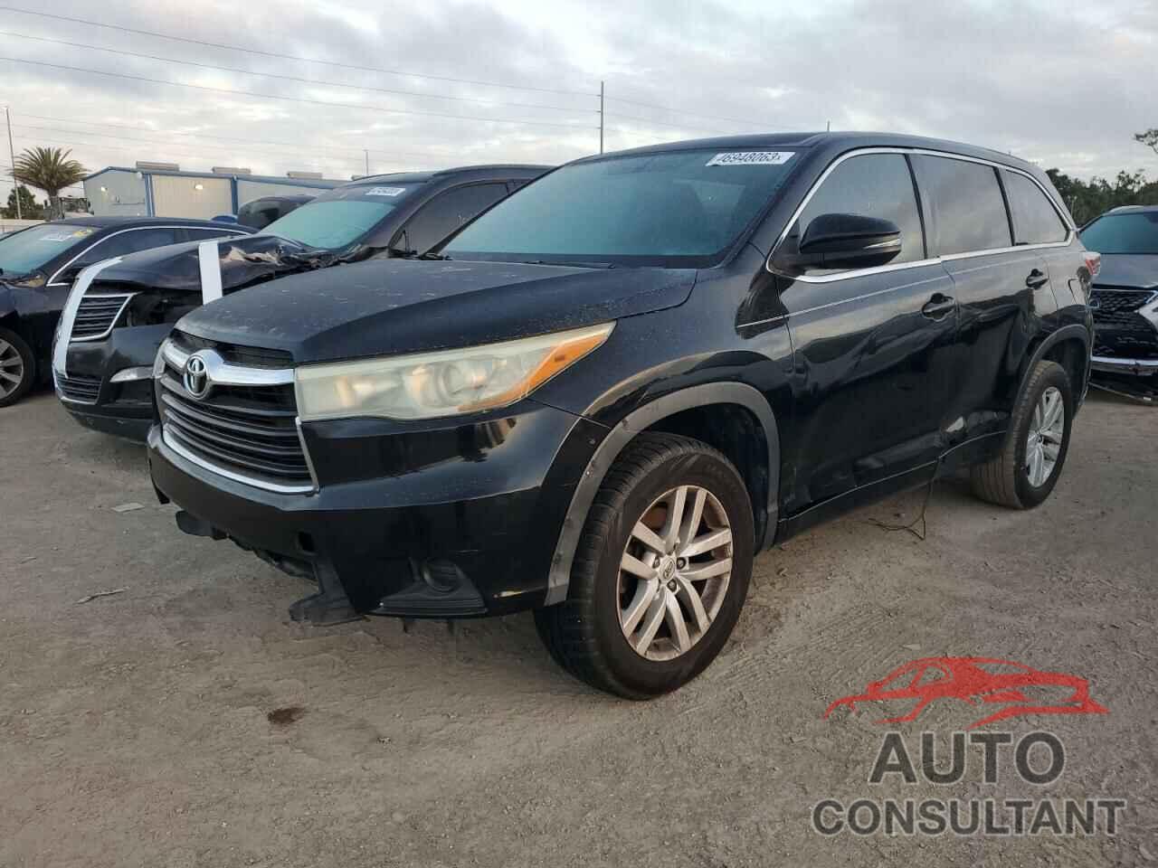 TOYOTA HIGHLANDER 2015 - 5TDZKRFH2FS073167