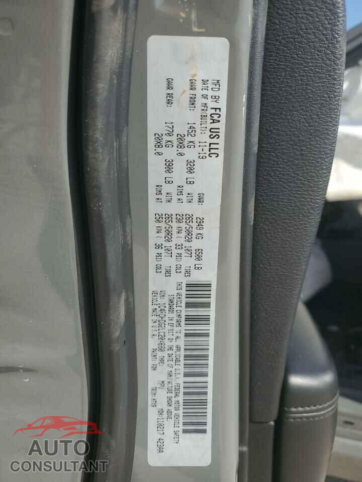 DODGE DURANGO 2020 - 1C4RDHDG2LC204660
