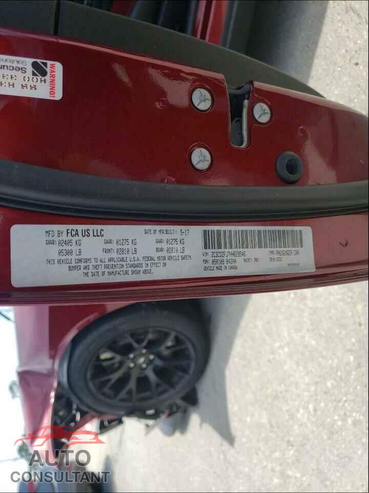 DODGE CHALLENGER 2017 - 2C3CDZFJ7HH629546