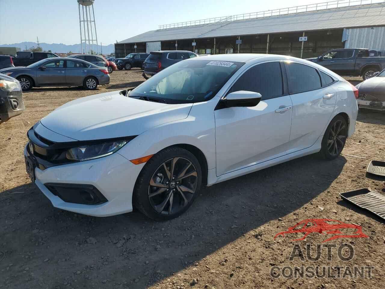 HONDA CIVIC 2019 - 2HGFC2F83KH557074