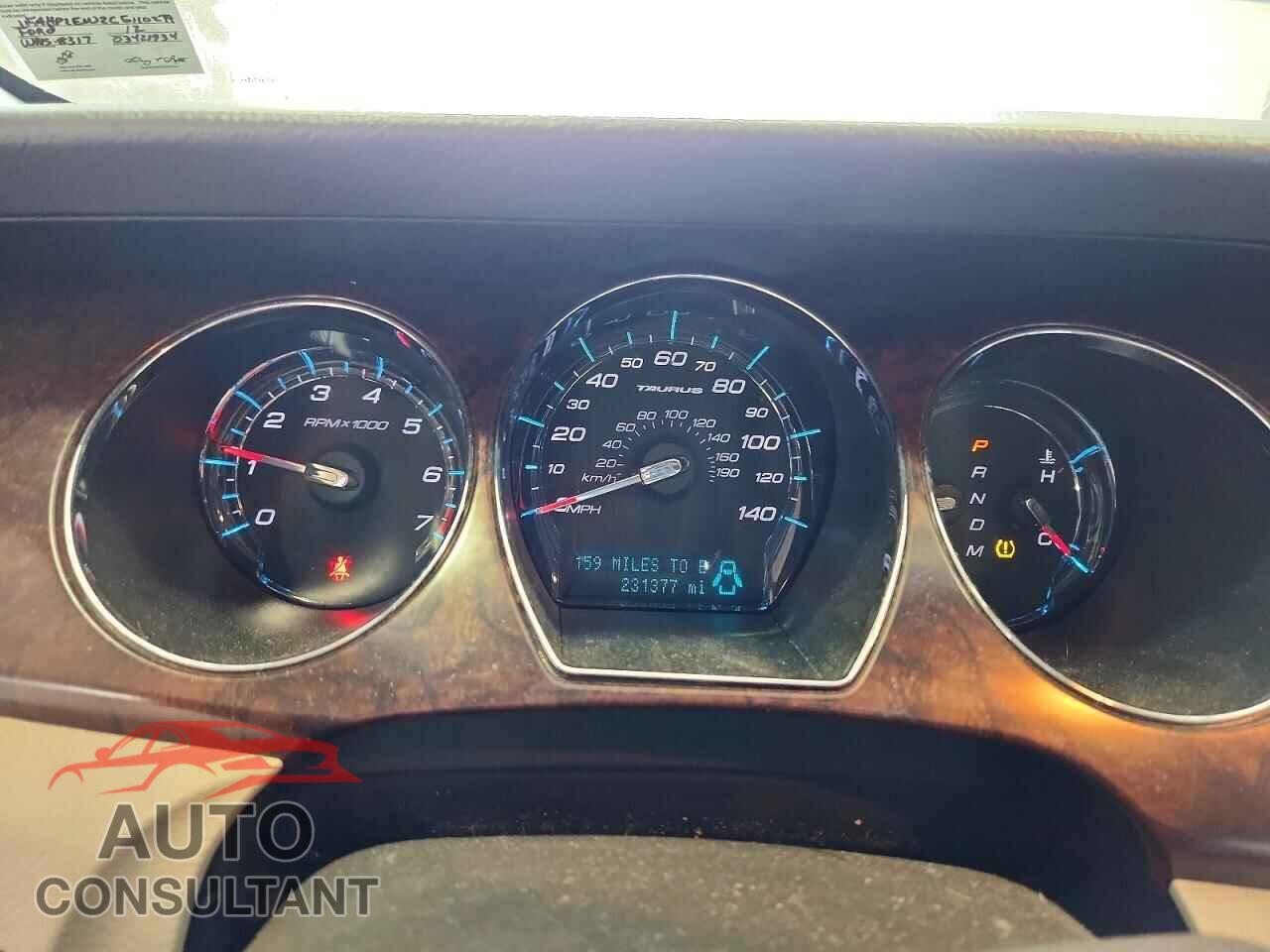 FORD TAURUS 2012 - 1FAHP2EW2CG110279