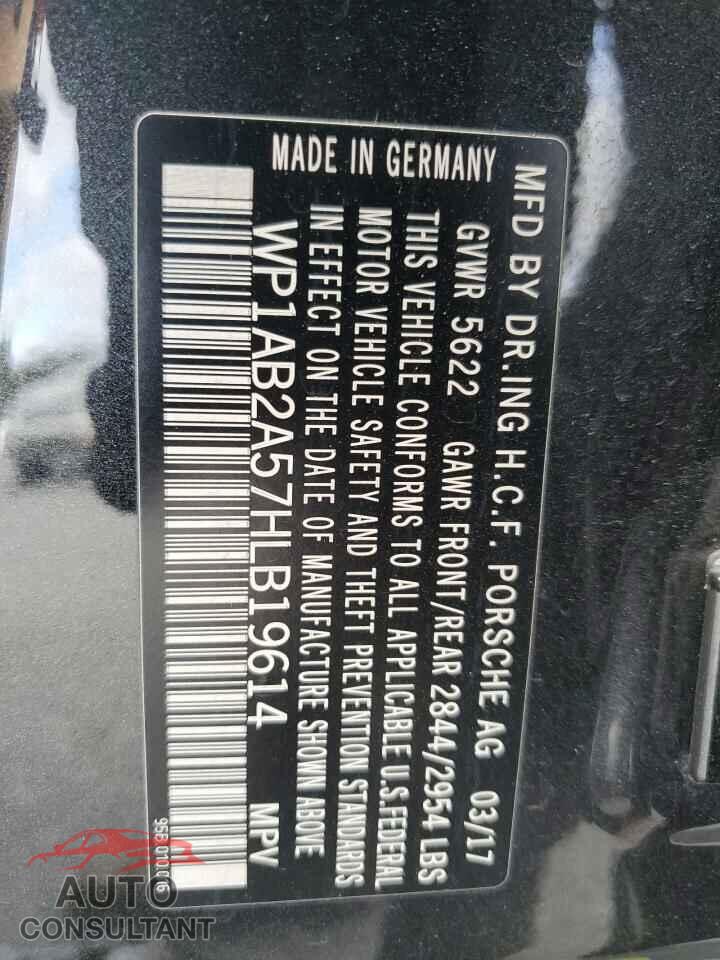 PORSCHE MACAN 2017 - WP1AB2A57HLB19614