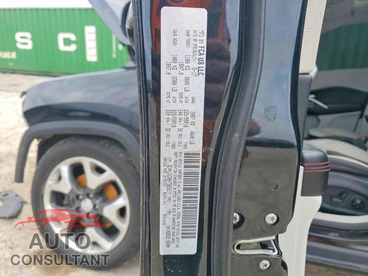 JEEP COMPASS 2017 - 3C4NJDCB8HT665217
