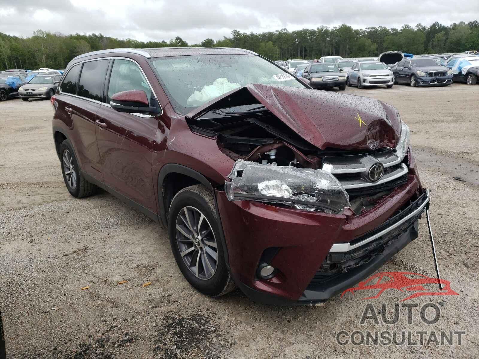 TOYOTA HIGHLANDER 2019 - 5TDKZRFH4KS296320