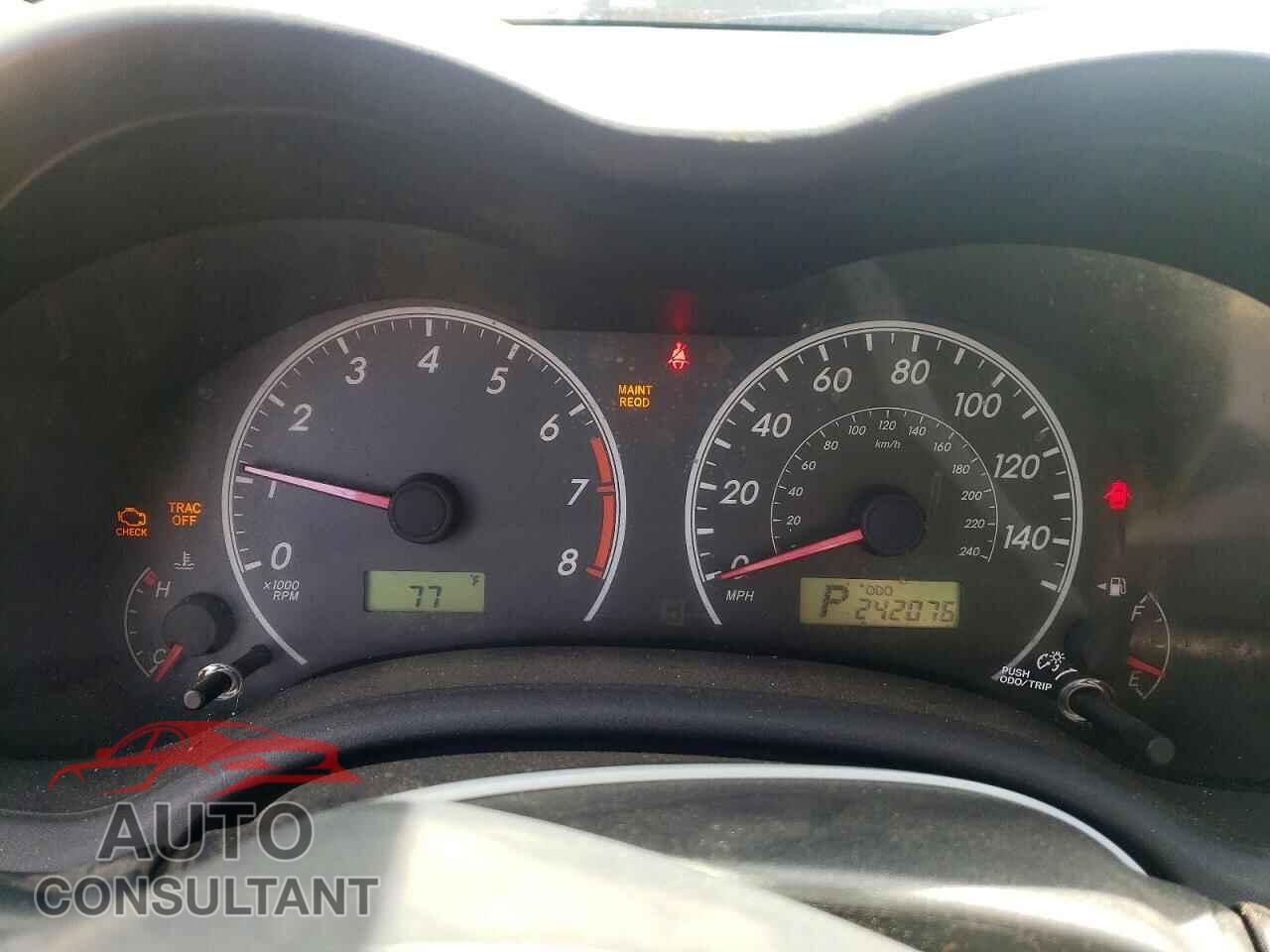 TOYOTA COROLLA 2012 - 2T1BU4EE2CC857276