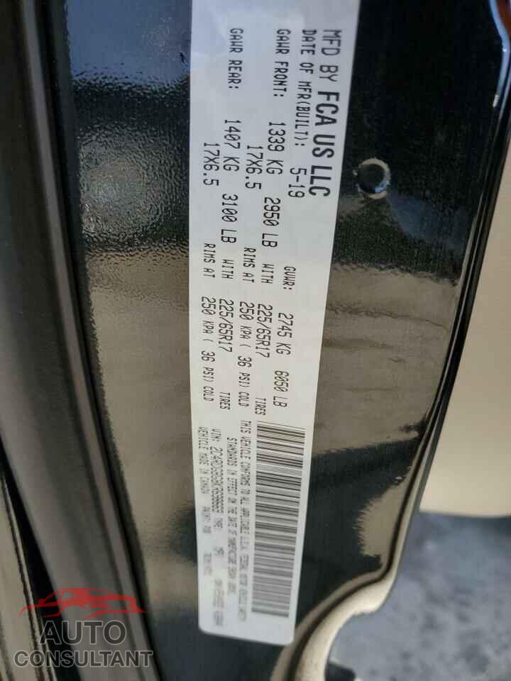 DODGE CARAVAN 2019 - 2C4RDGBG8KR698669