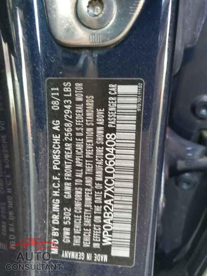 PORSCHE PANAMERA 2012 - WP0AB2A7XCL060408