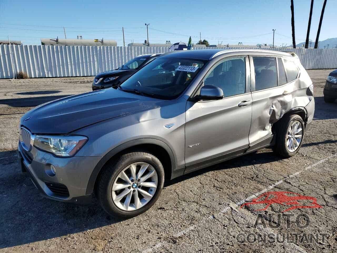 BMW X3 2016 - 5UXWX9C52G0D90175