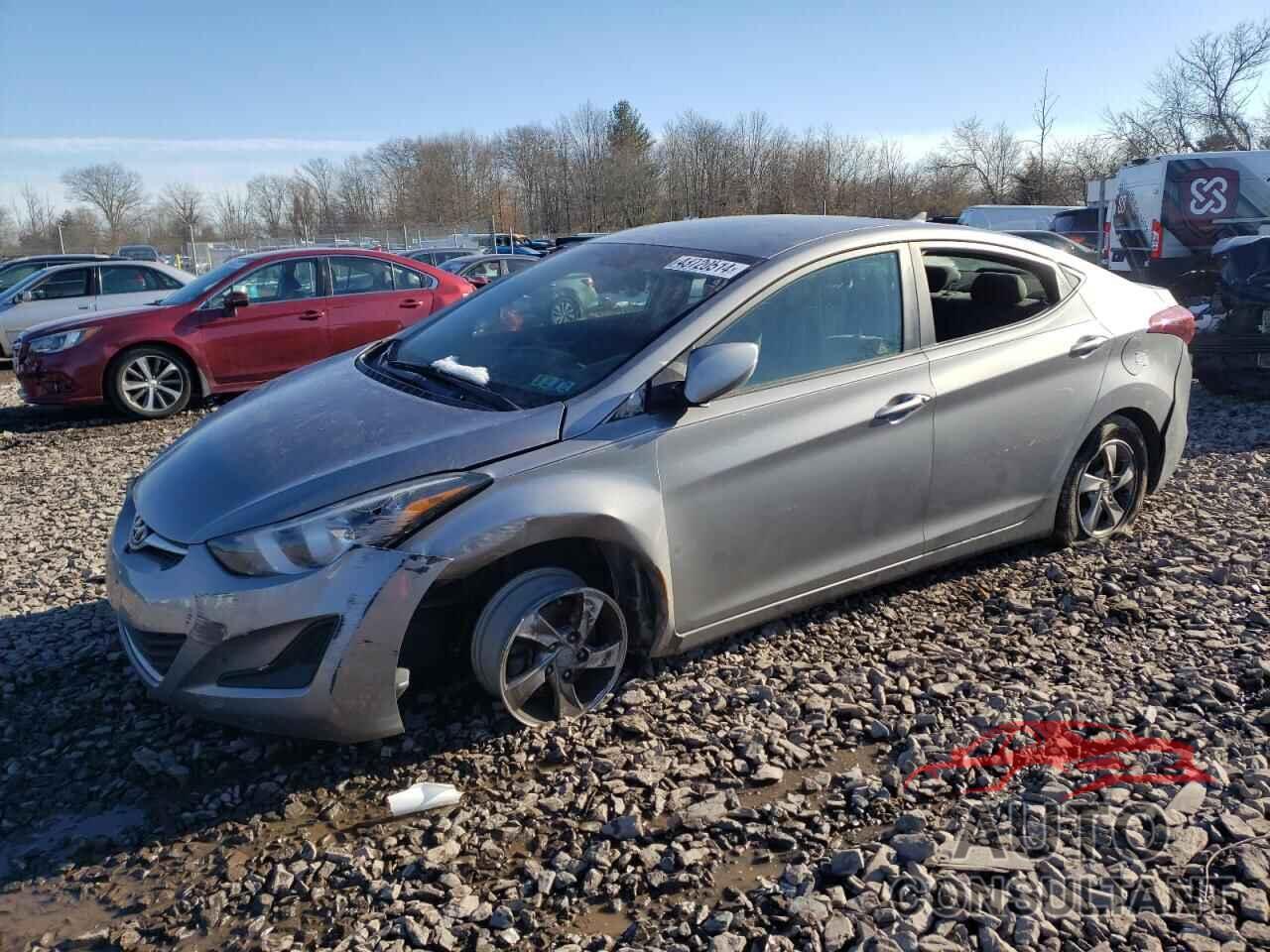 HYUNDAI ELANTRA 2014 - KMHDH4AE8EU086911