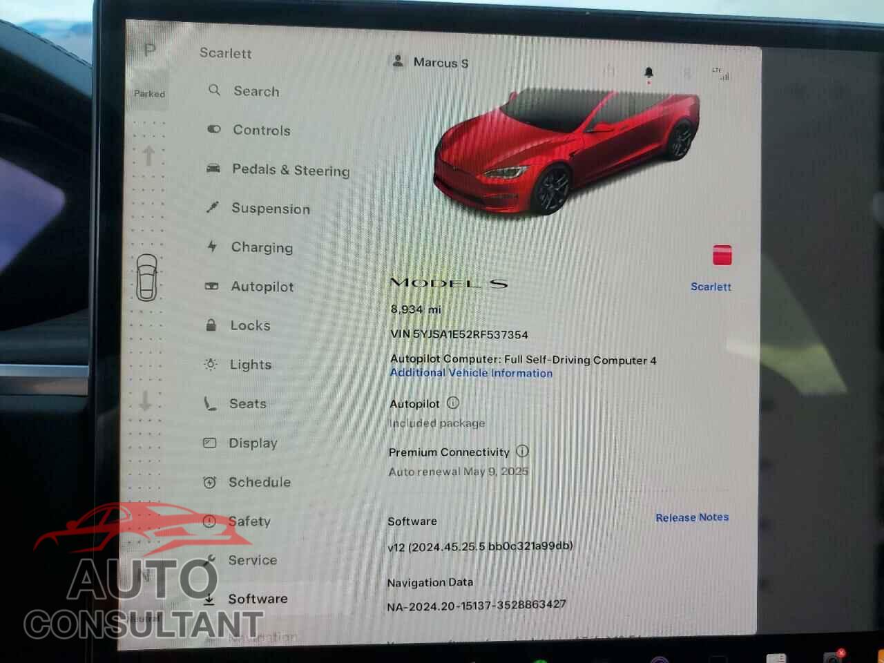 TESLA MODEL S 2024 - 5YJSA1E52RF537354