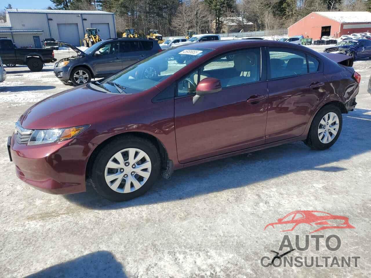 HONDA CIVIC 2012 - 2HGFB2F5XCH609133