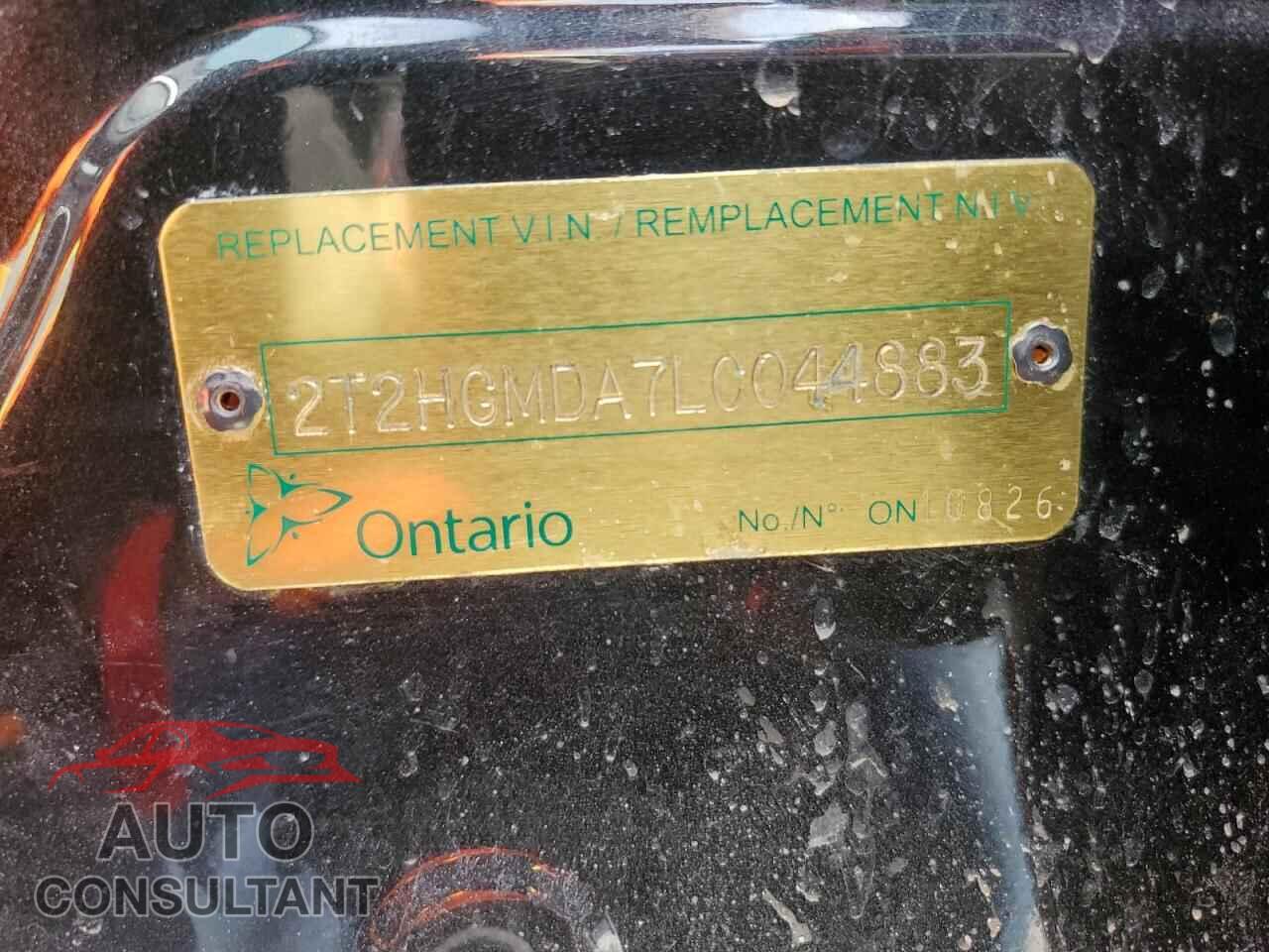 LEXUS RX450 2020 - 2T2HGMDA7LC044883