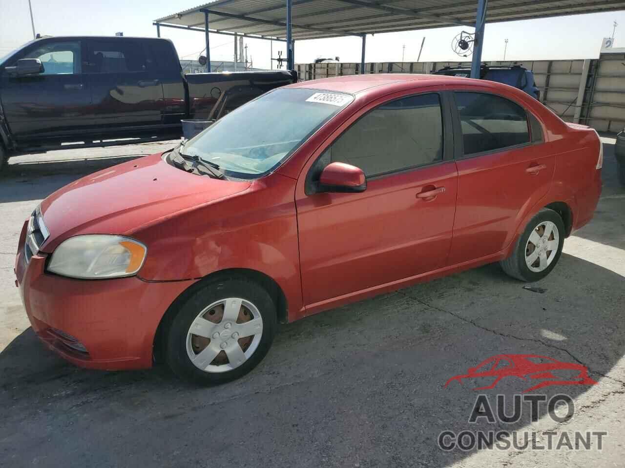 CHEVROLET AVEO 2010 - KL1TD5DE1AB127986