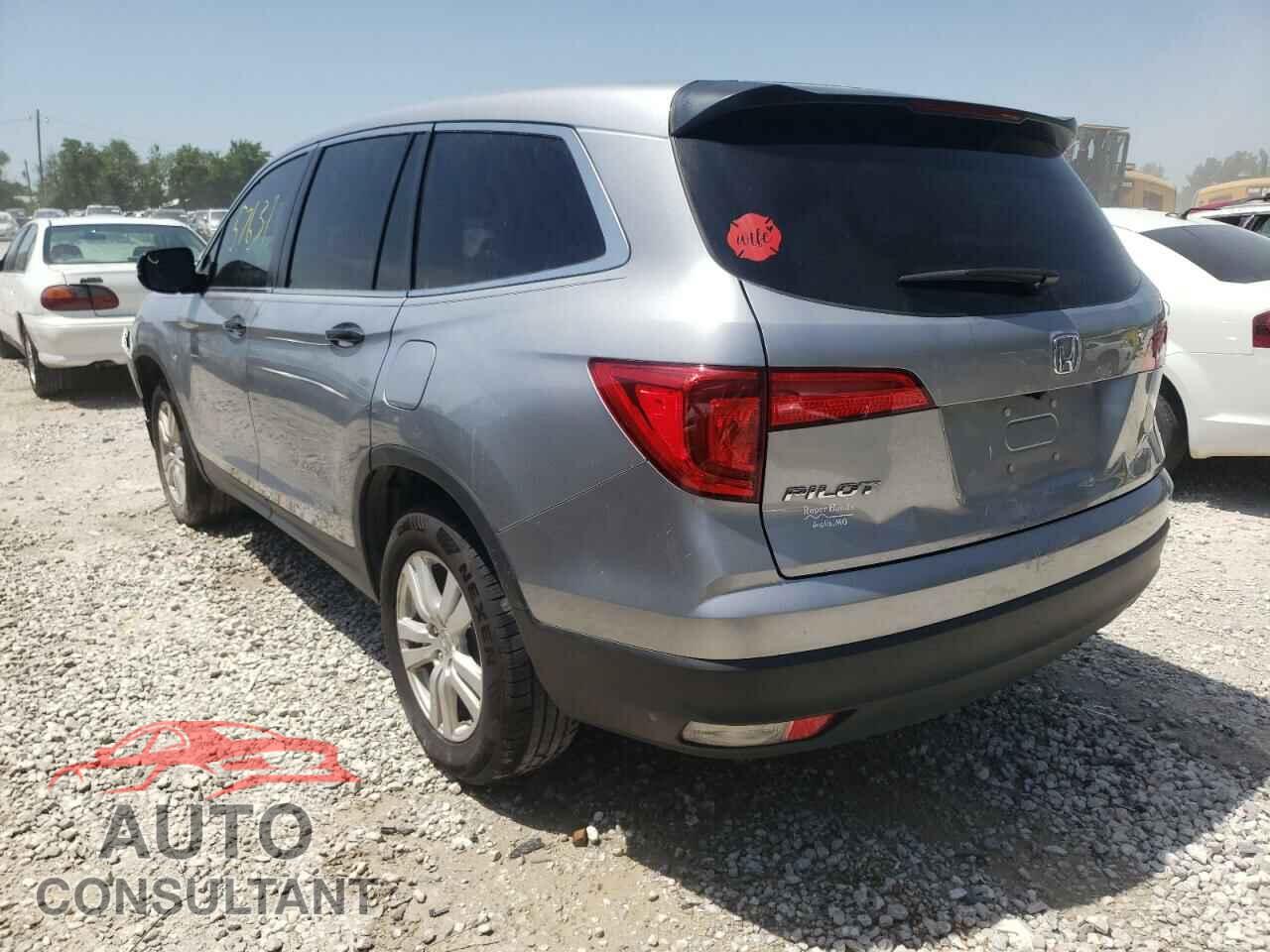 HONDA PILOT 2017 - 5FNYF5H17HB047065