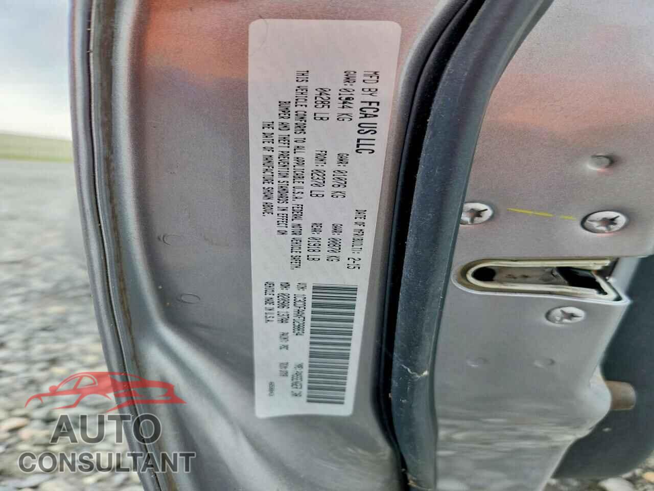 DODGE DART 2015 - 1C3CDFAAXFD298834