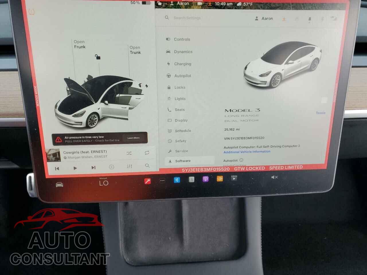 TESLA MODEL 3 2021 - 5YJ3E1EB3MF015520
