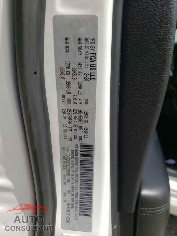 DODGE DURANGO 2020 - 1C4RDHDG9LC258988