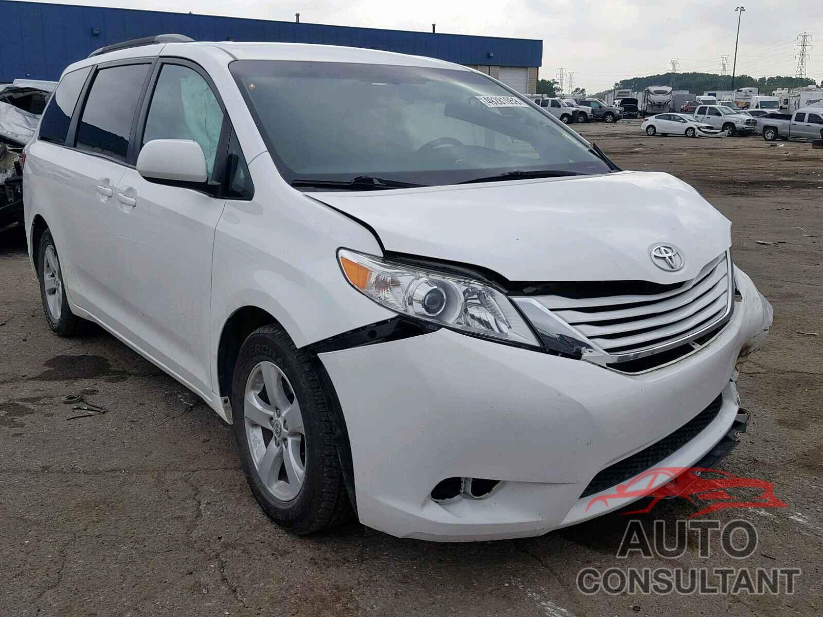 TOYOTA SIENNA LE 2016 - 5TDKK3DC6GS694001