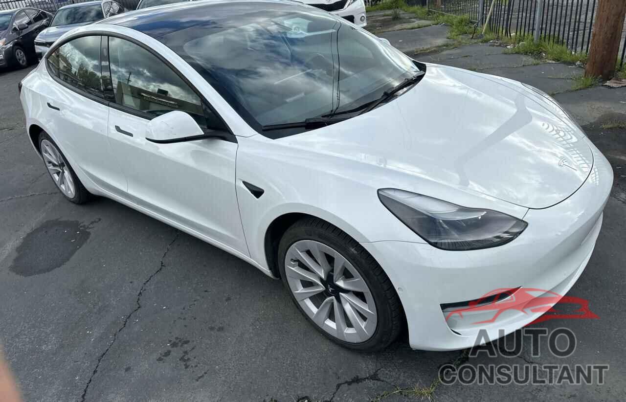 TESLA MODEL 3 2022 - 5YJ3E1EAXNF288253