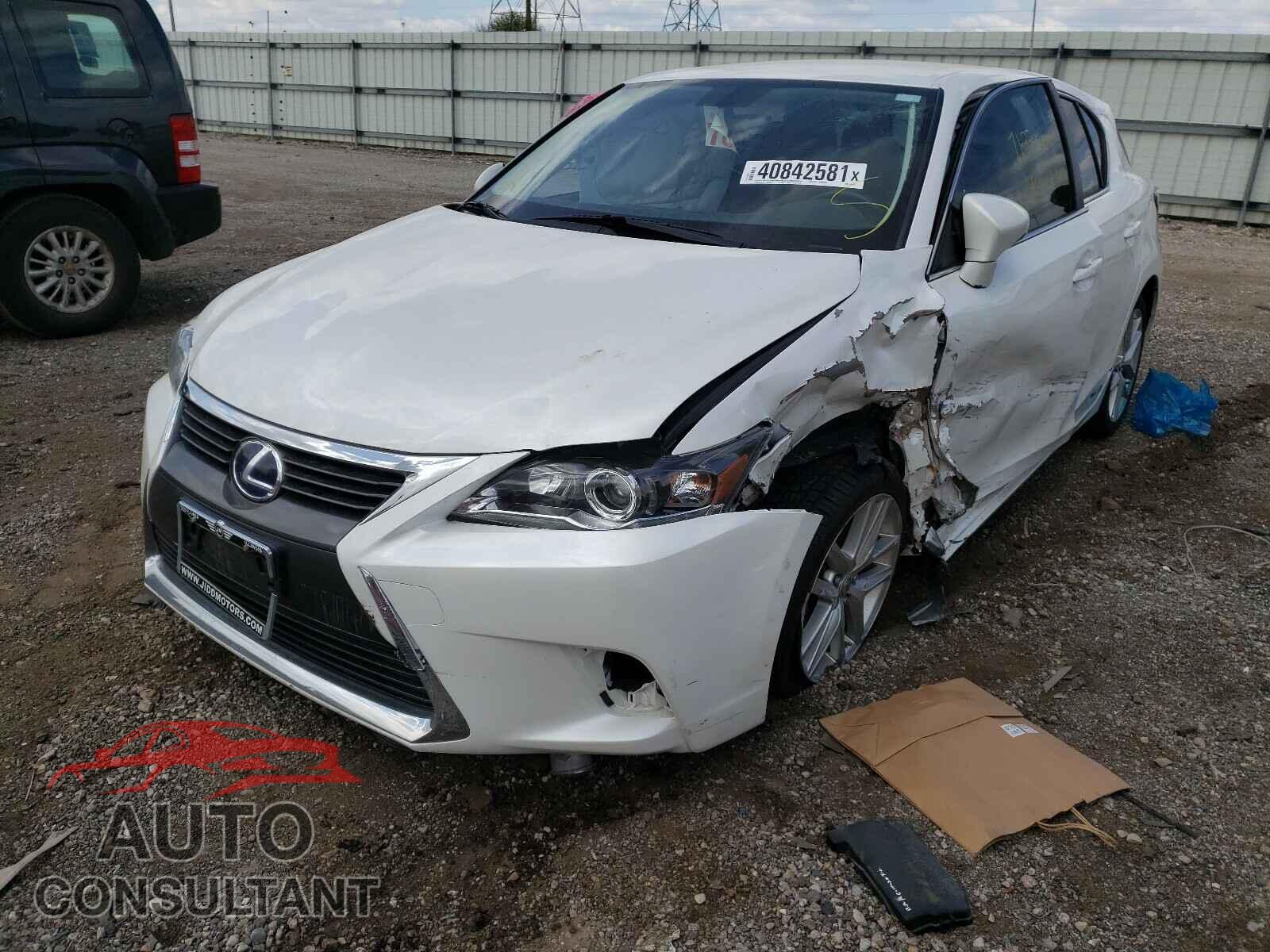 LEXUS CT 200 2016 - JTHKD5BHXG2265843