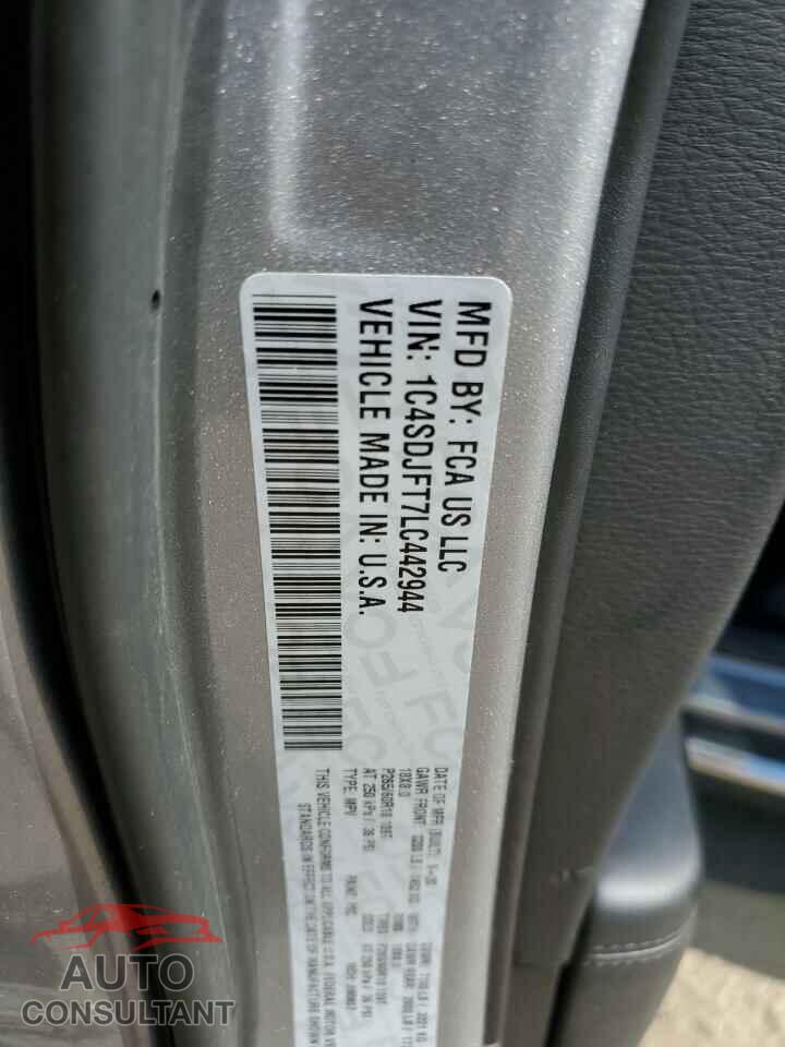 DODGE DURANGO 2020 - 1C4SDJFT7LC442944