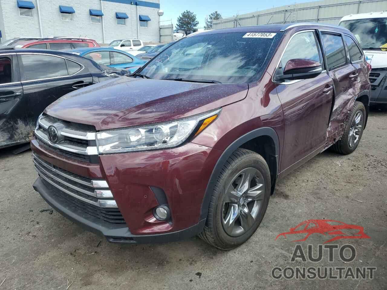 TOYOTA HIGHLANDER 2017 - 5TDDZRFH7HS483147