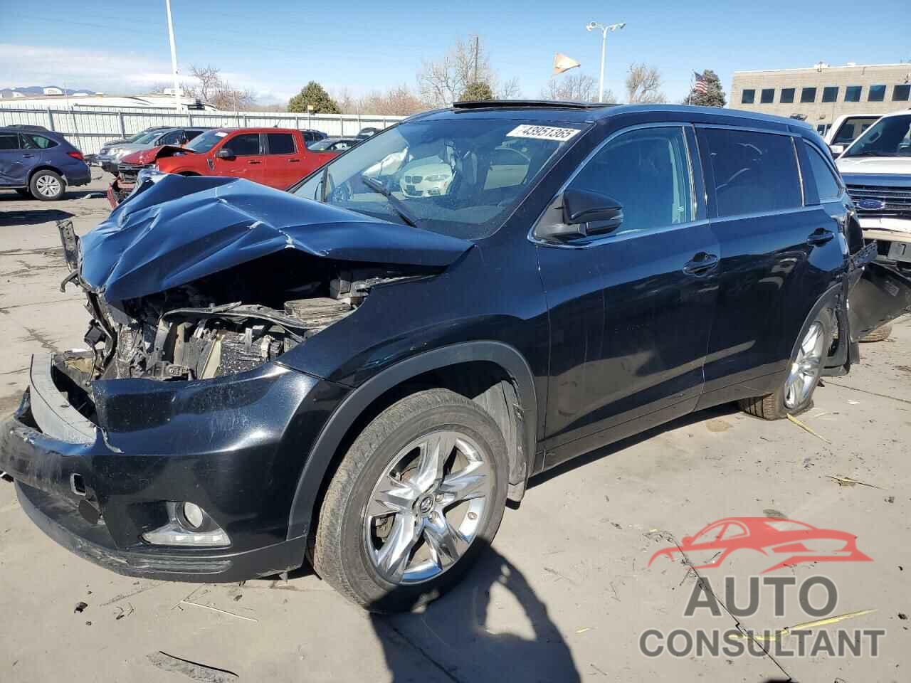TOYOTA HIGHLANDER 2016 - 5TDDKRFH4GS350347