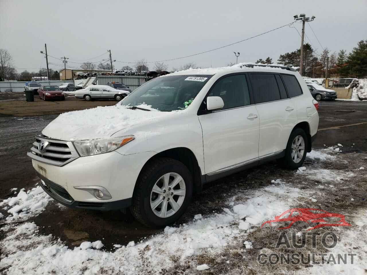 TOYOTA HIGHLANDER 2013 - 5TDBK3EH8DS259907