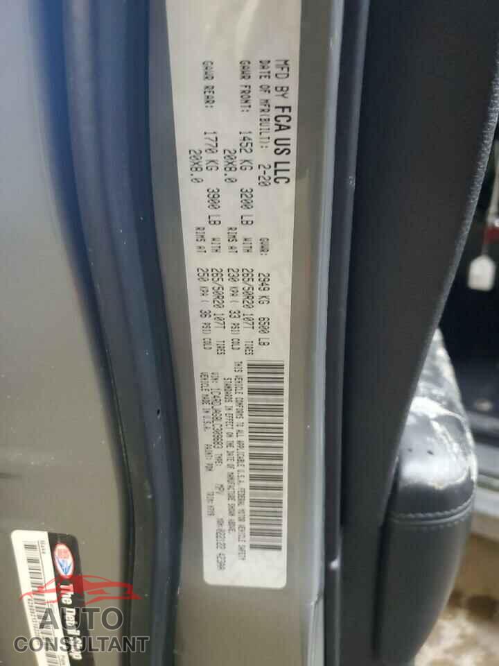 DODGE DURANGO 2020 - 1C4RDJAG8LC309683
