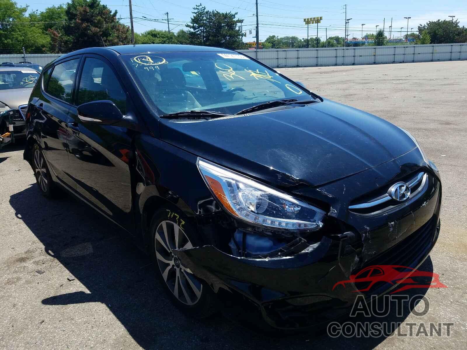 HYUNDAI ACCENT 2017 - KMHCU5AE6HU355330