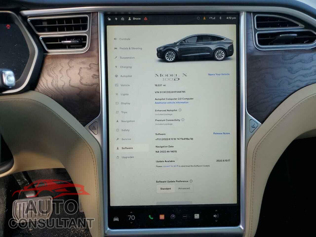 TESLA MODEL X 2017 - 5YJXCDE22HF044795