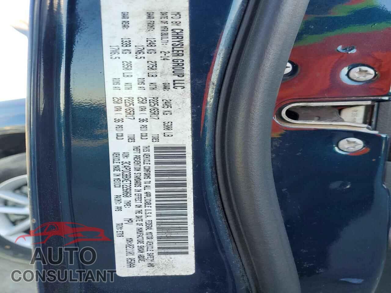 DODGE JOURNEY 2014 - 3C4PDCBBXET226060
