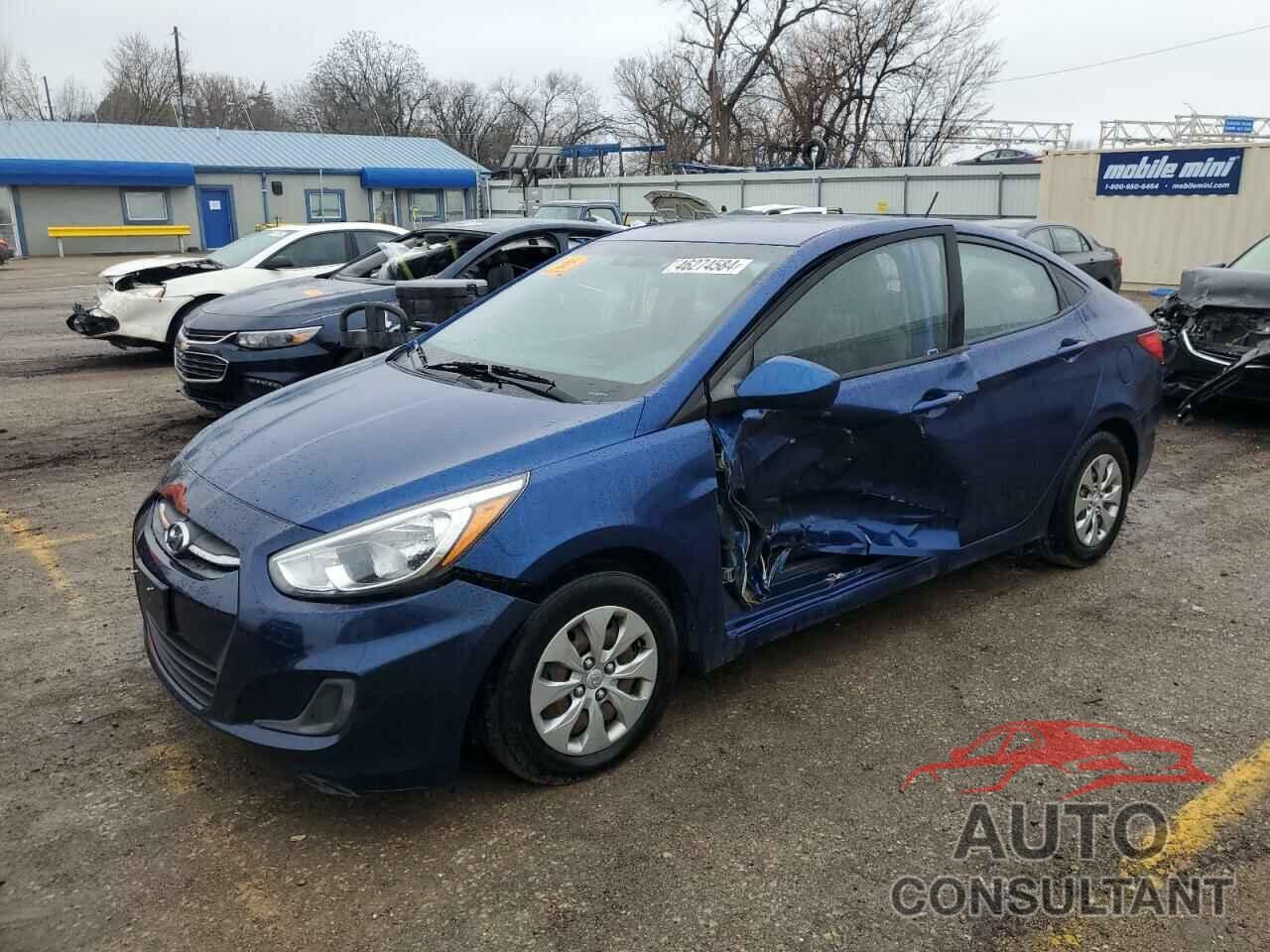 HYUNDAI ACCENT 2016 - KMHCT4AE1GU125612