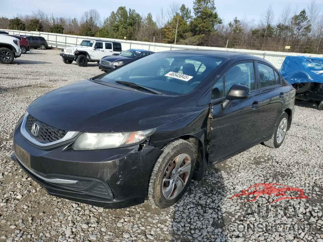 HONDA CIVIC 2013 - 2HGFB2F5XDH586096
