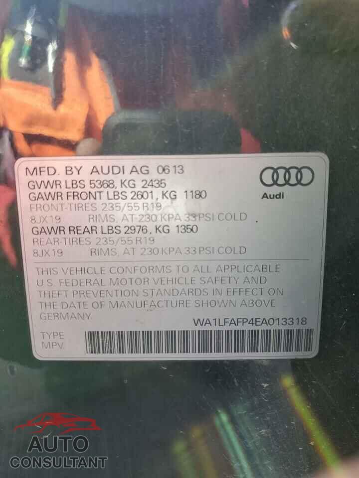 AUDI Q5 2014 - WA1LFAFP4EA013318