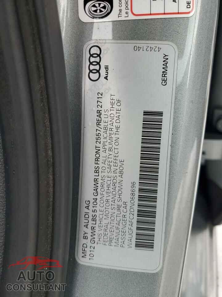 AUDI A6 2013 - WAUGFAFC2DN068696