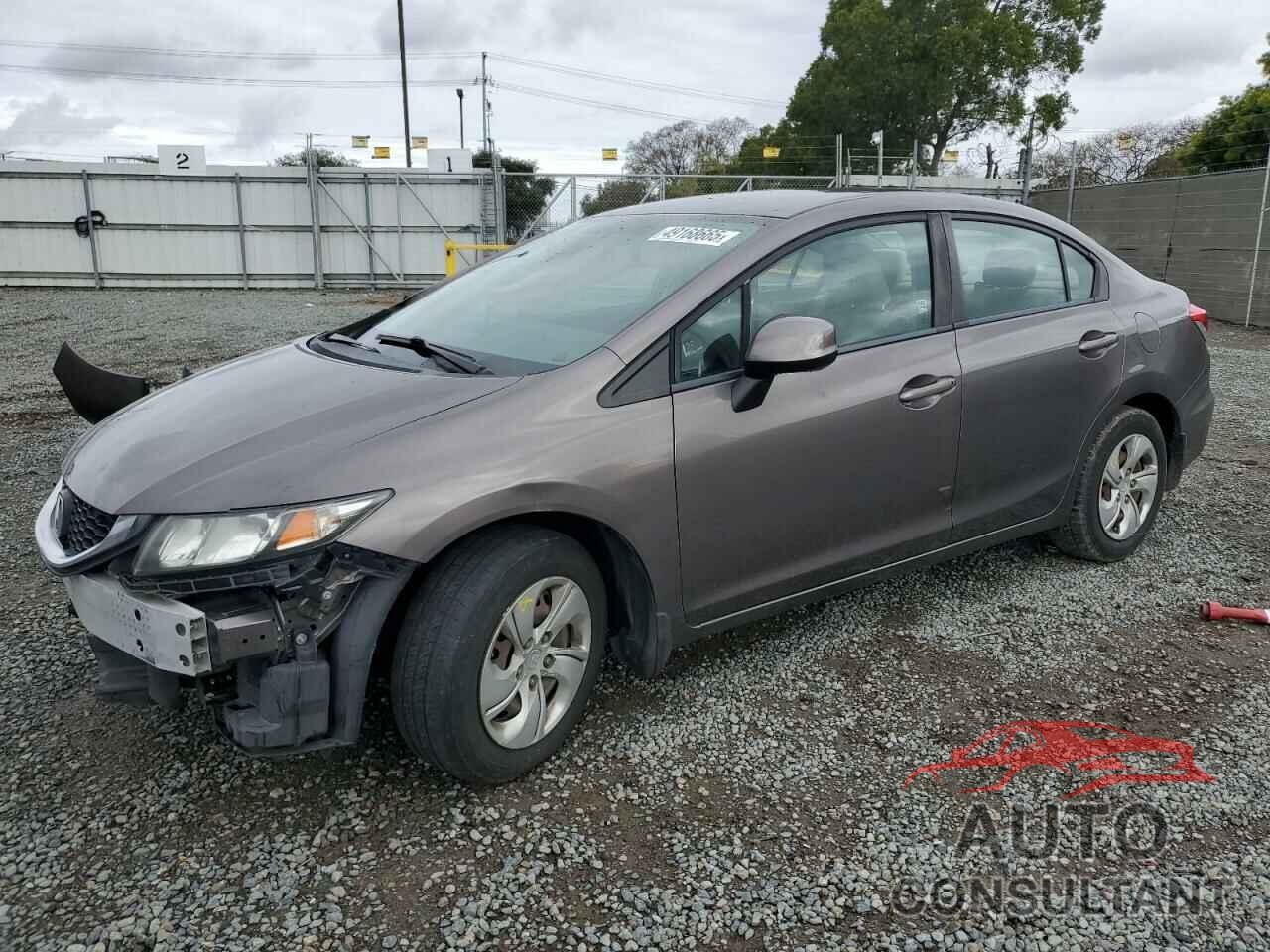 HONDA CIVIC 2013 - 19XFB2F55DE233114