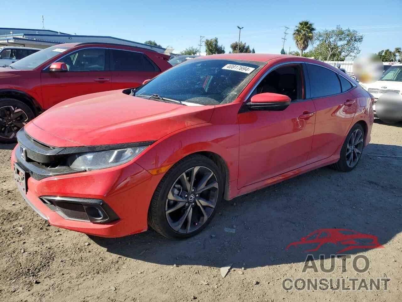 HONDA CIVIC 2019 - 2HGFC2F88KH535409