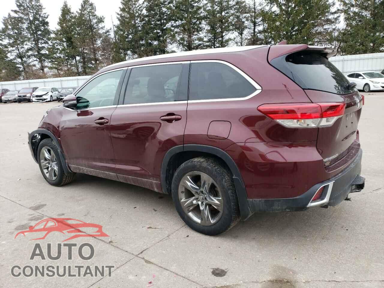 TOYOTA HIGHLANDER 2017 - 5TDDZRFH8HS389228