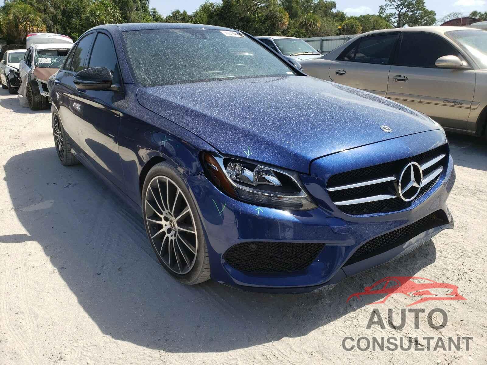 MERCEDES-BENZ C CLASS 2017 - 55SWF4JB6HU232100